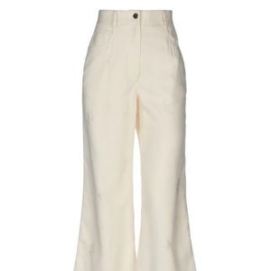 Sandro Wide-leg White Pants